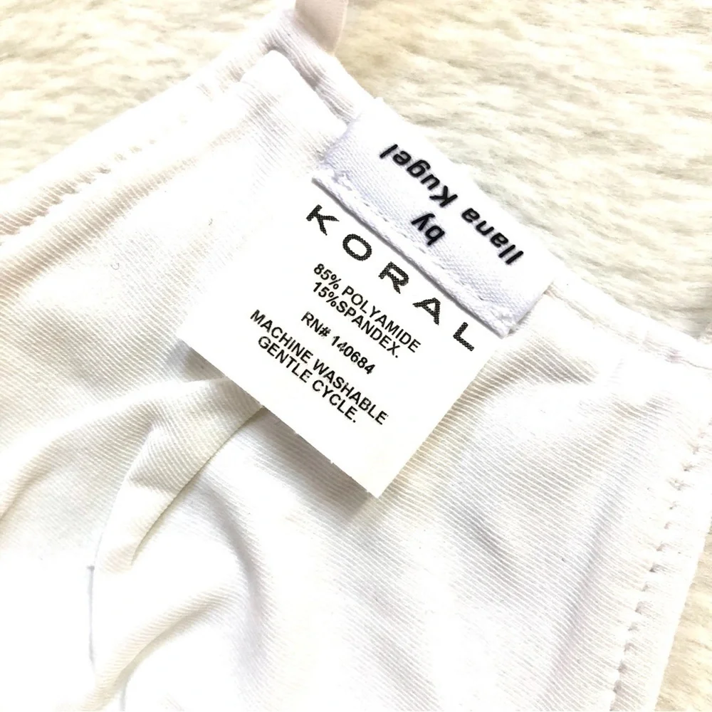 🔴 5 for $10 ONE KORAL by Ilana Kugel White Reusable Face Mask